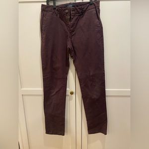 Scotch and Soda Stuart plum colored pants 30/32